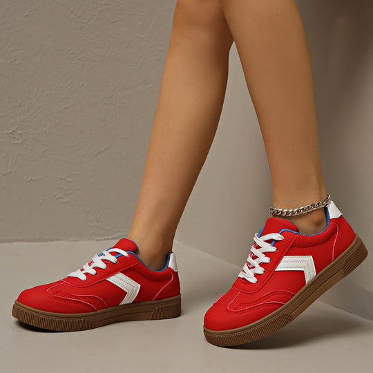 Damen Bequeme Freizeitsneaker mit trendigem Obermaterial EB
