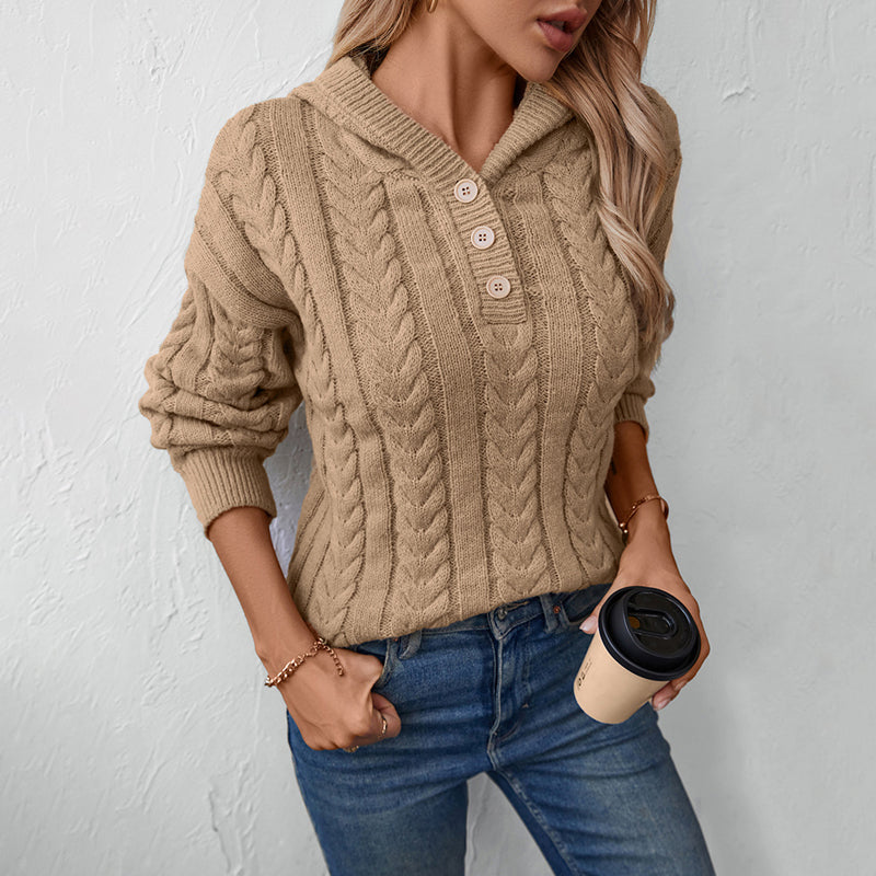 EB | Klassischer Pullover Mit Zopfmuster Design