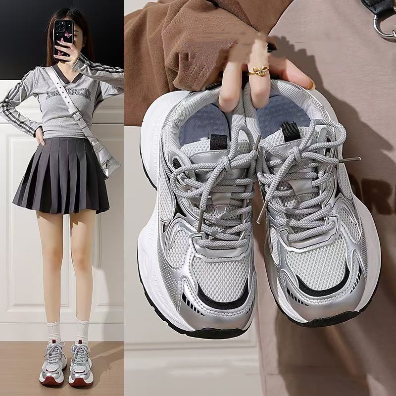 Damen Sportliche Sneakers mit modernem Design und atmungsaktivem Obermaterial EB