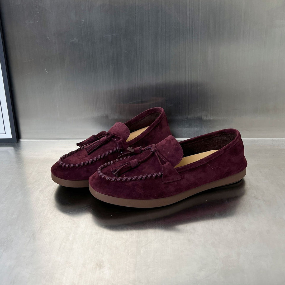 Damen Mokassins mit eleganter Quasten-Detailierung und bequemer Sohle EB