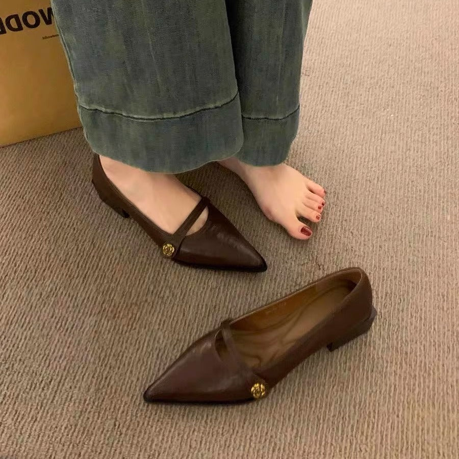 Damen Elegante Pumps mit modischem Riemen und komfortablem Blockabsatz EB