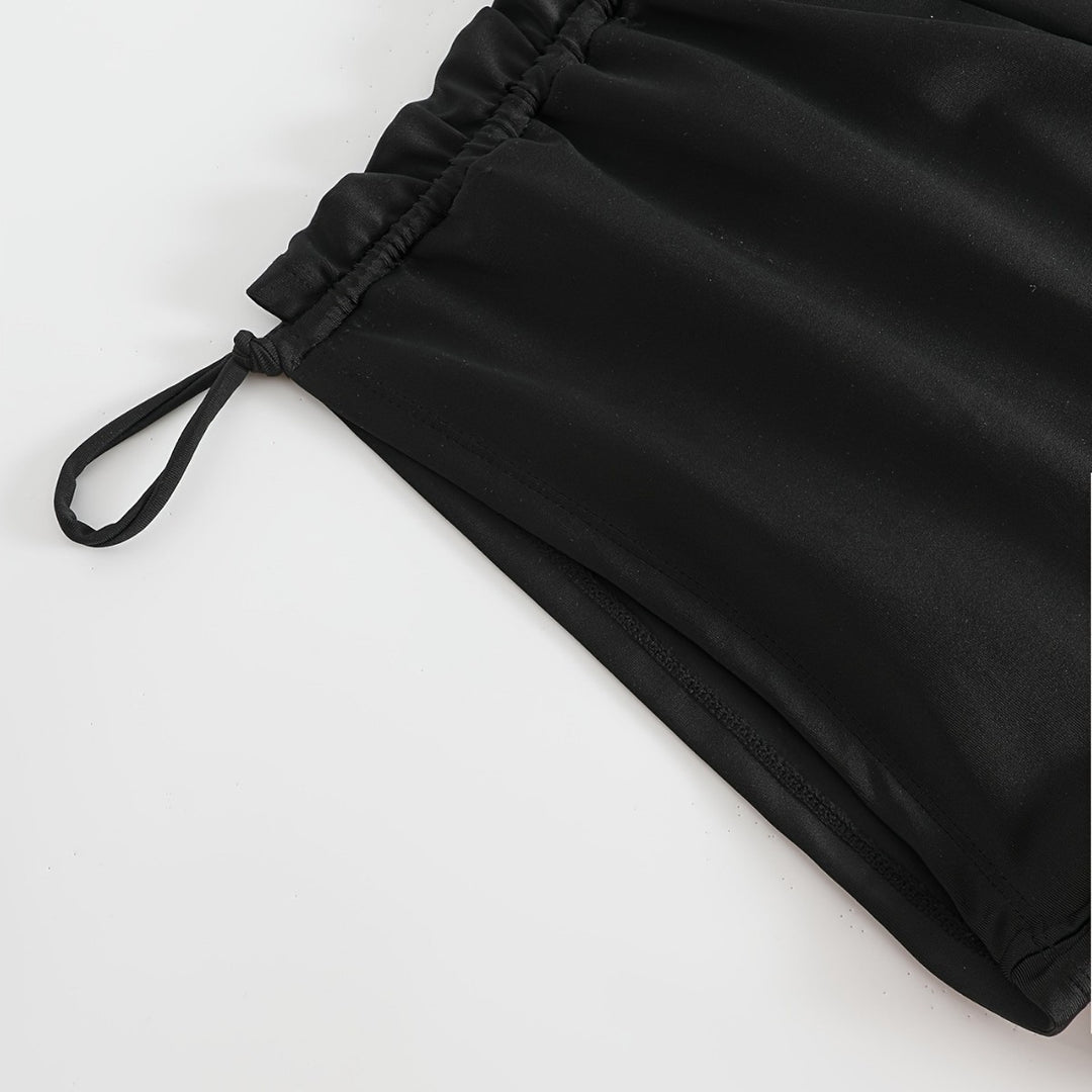 Damen Badeshorts mit verstellbarem Bund EB