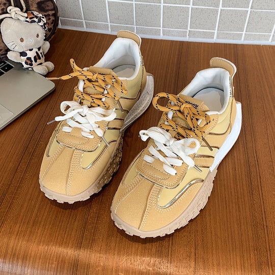 Damen Chunky Sneaker mit rutschfester Sohle und atmungsaktivem Obermaterial EB