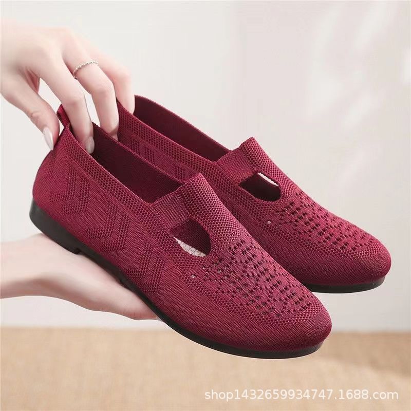Damen Komfortable Ballerinas mit atmungsaktivem Design EB