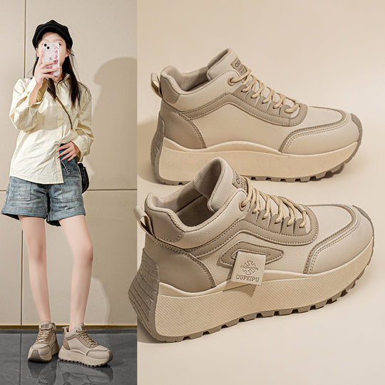 Damen Sportliche High-Top Sneakers EB