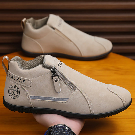 Damen Elegante und bequeme Stiefeletten mit Reißverschluss EB