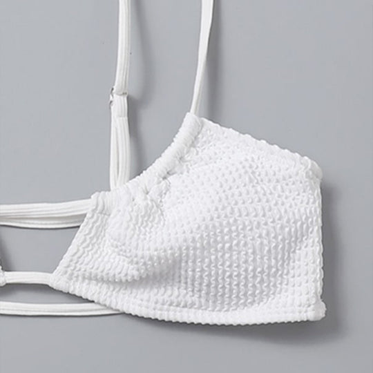 Damen Triangel-Bikini mit innovativem Schnitt und modischem Bindeband EB