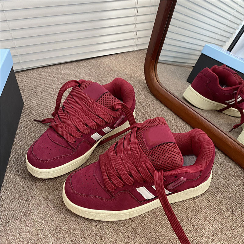 Damen Sportliche Sneakers mit atmungsaktiver Mesh-Oberfläche und bequemer Dämpfung EB