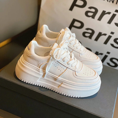 Damen Plateau Sneaker mit eleganter Profilsohle und dämpfender Innensohle EB
