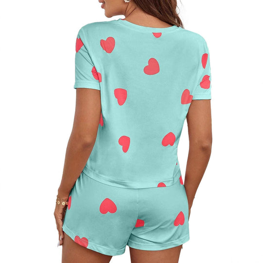 Damen Herzdruck Lounge-Set EB
