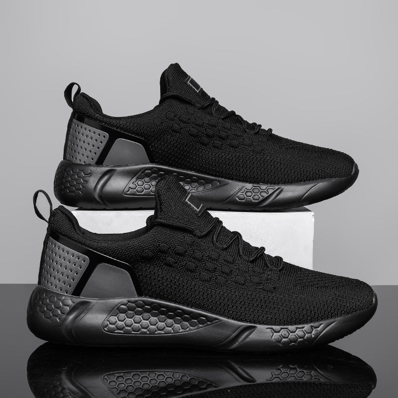 Damen Sportliche Leichtathletik Sneaker mit atmungsaktiver Struktur und dämpfender Sohle EB