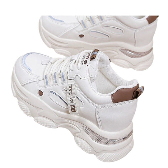 Damen Sportliche Sneakers mit atmungsaktiver Mesh-Oberfläche und dämpfender Laufsohle EB