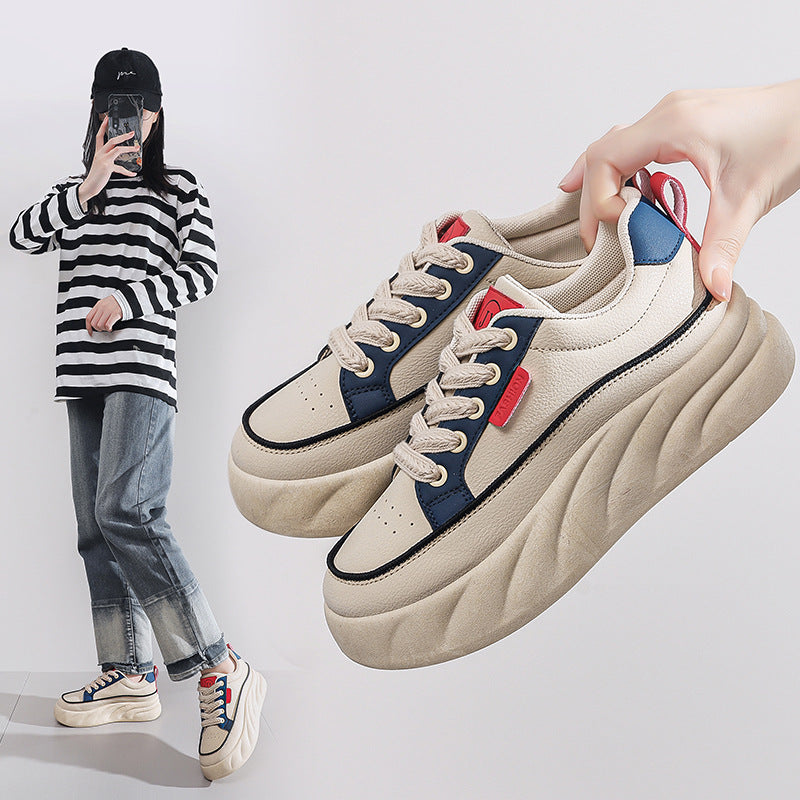 Damen Sneakers im modernen Chunky-Style mit dämpfender Sohle und robustem Profil EB