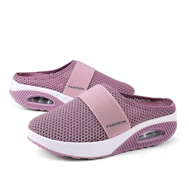 Damen Atmungsaktive Clogs mit dämpfender Sohle und flexibler Passform EB