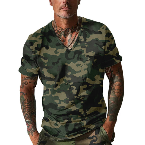 Herren Camouflage T-Shirt EB