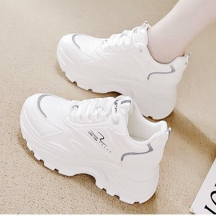 Damen Sportliche Komfort Sneakers mit Extraflexibler Sohle EB