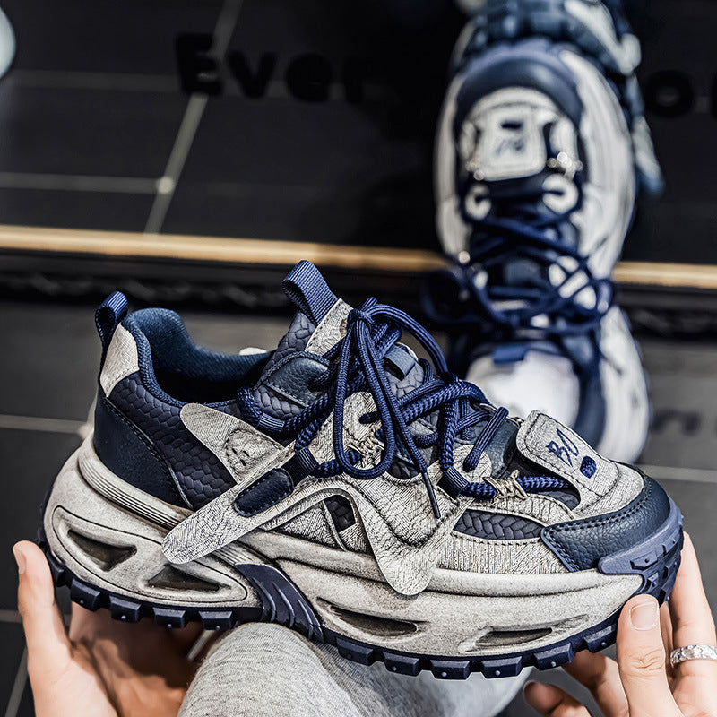 Herren technische Outdoor-Chunky-Sneaker mit verstärkter Zehenkappe, mehrlagiger Dämpfung und griffiger Trailsohle EB