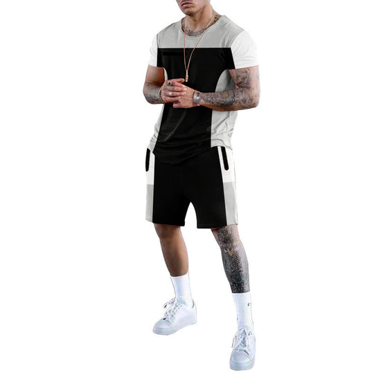 Herren Sportliches Freizeit-Set mit atmungsaktivem Design und praktischen Taschen EB