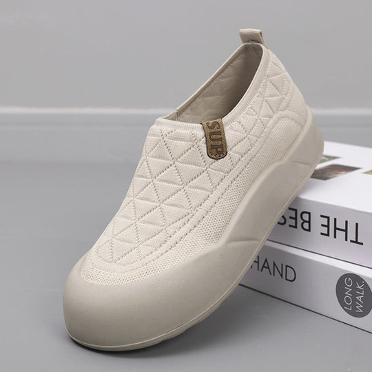 Damen Bequeme Freizeitschuhe mit flexiblem Strick-Obermaterial EB