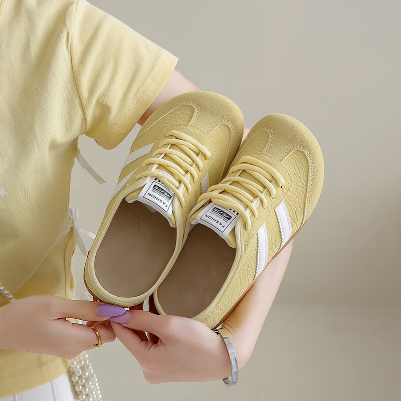 Damen Bequeme Freizeitschuhe mit ergonomischem Fußbett und offenem Fersenbereich EB