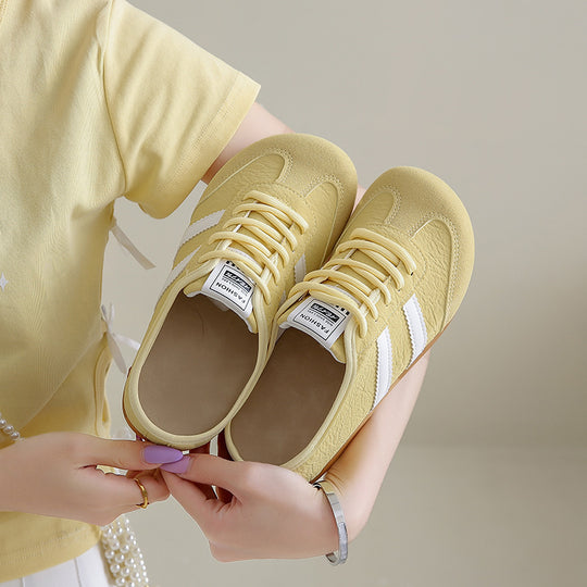 Damen Bequeme Freizeitschuhe mit ergonomischem Fußbett und offenem Fersenbereich EB