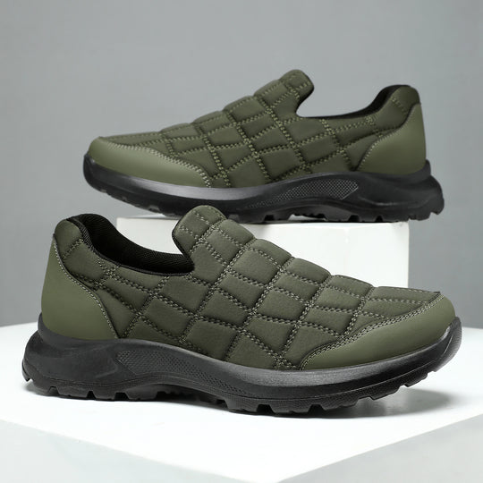 Damen Leichte und bequeme Slip-On Sneakers mit gepolsterter Sohle EB