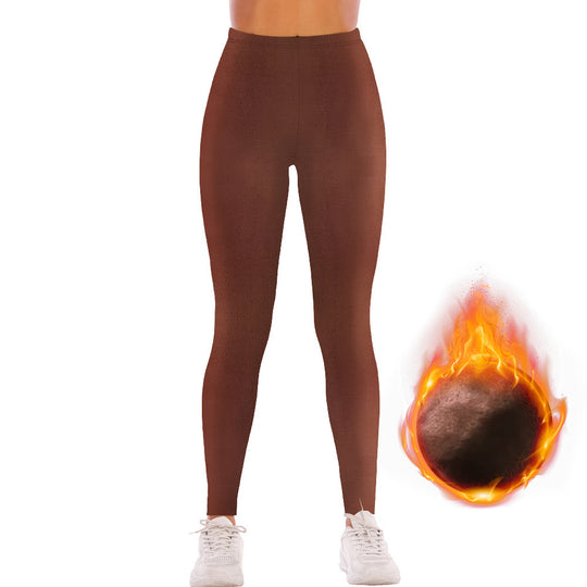 Damen Hochwertige Fitness-Leggings mit schweißableitender Technologie und hohem Bund EB