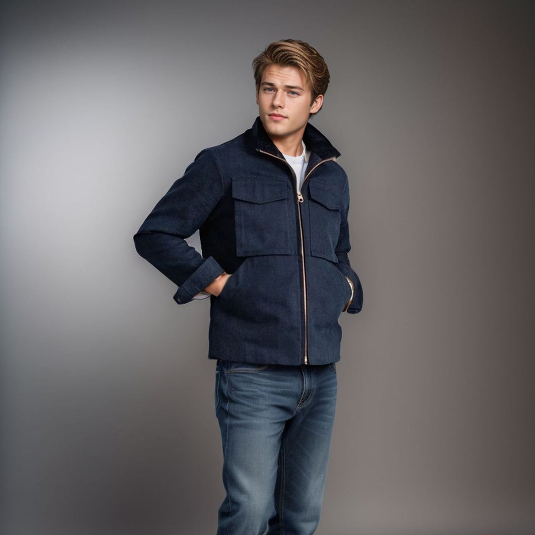 Herren modische Utility-Jacke EB