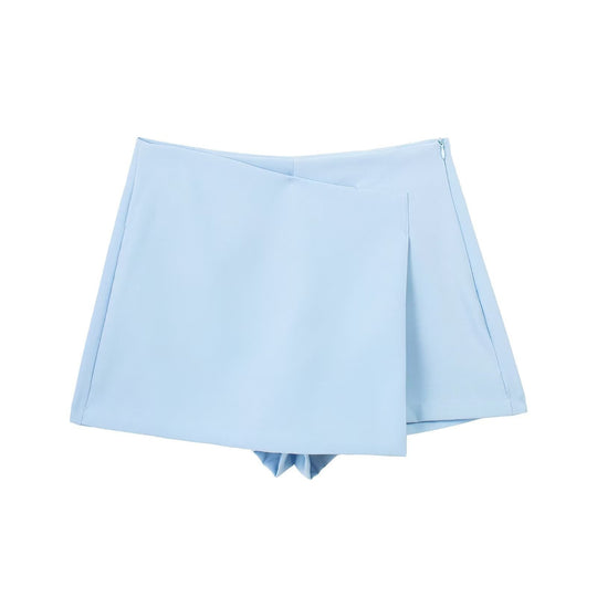 Damen sportliche Shorts mit elegantem Layering-Design EB