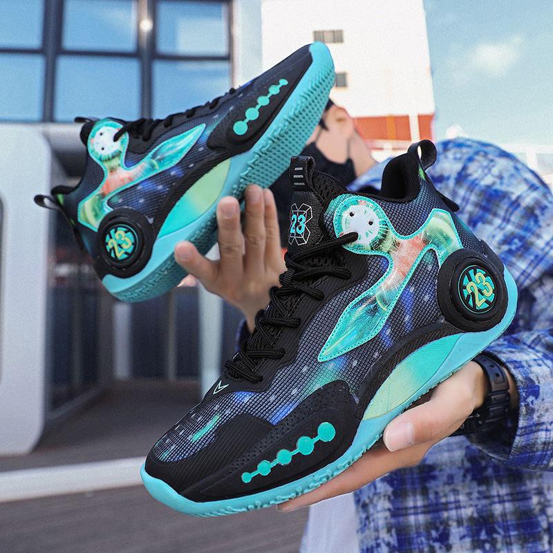 Damen Sportliche High-Top Basketball-Sneaker mit atmungsaktiver Oberflächenstruktur und innovativem Dämpfungssystem EB