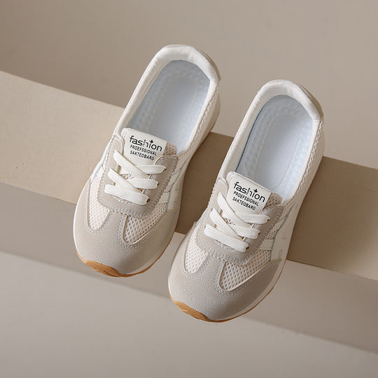 Damen Sportliche und atmungsaktive Sneakers mit elastischem Mesh-Obermaterial EB
