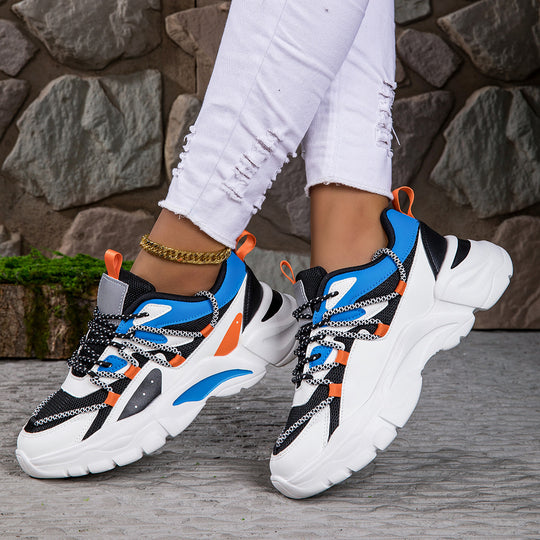 Damen Sportliche Sneakers mit atmungsaktivem Mesh und innovativem Schnürsystem EB