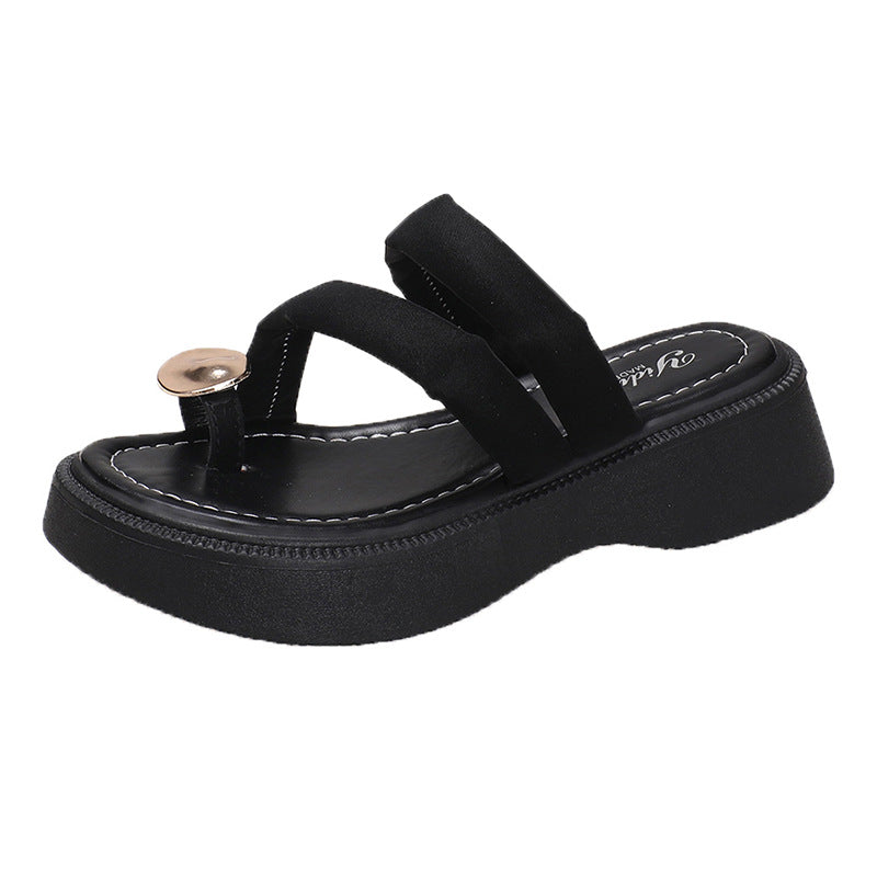 Damen Wedge-Sandaletten mit modischem Riemendesign und komfortabler Sohle EB