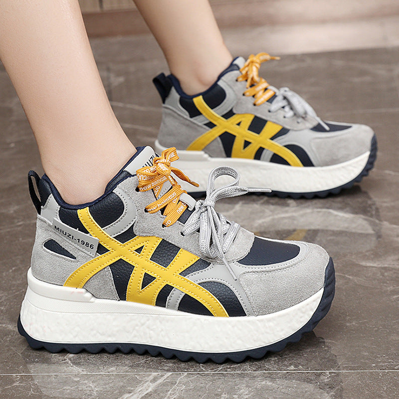 Damen Sportliche Sneakers mit robustem Obermaterial und ergonomischer Dämpfung EB