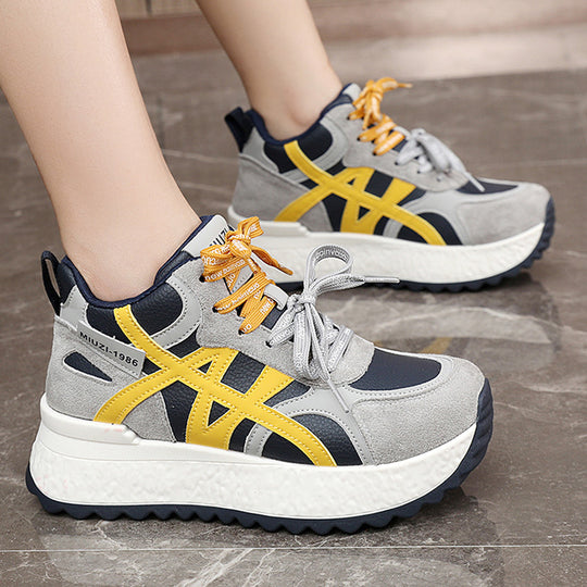 Damen Sportliche Sneakers mit robustem Obermaterial und ergonomischer Dämpfung EB