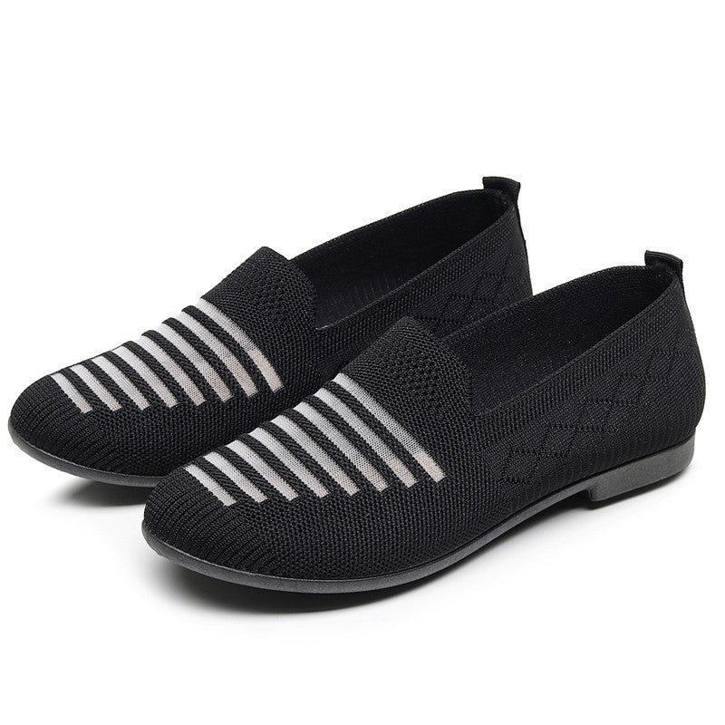 Damen Bequeme Slip-On Schuhe EB