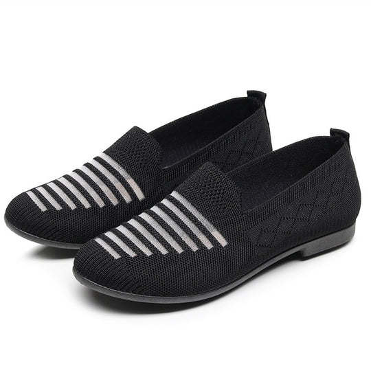 Damen Bequeme Slip-On Schuhe EB