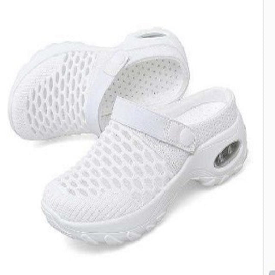 Damen Luftige Clogs mit ergonomischem Komfort und rutschfester Sohle EB