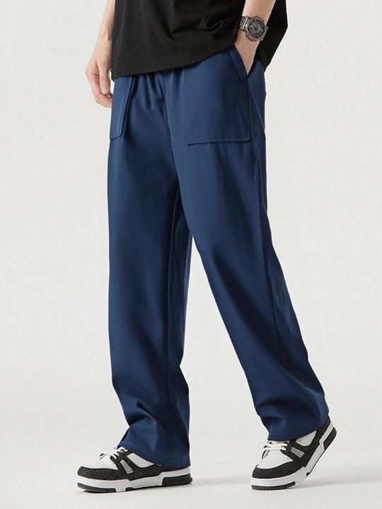 Herren Bequeme Cargo-Hose mit praktischen Taschen und elastischem Bund EB