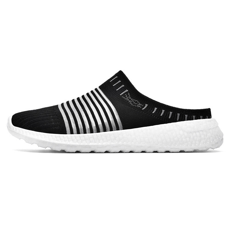 Damen Sportliche Slip-On Sneaker mit atmungsaktivem Obermaterial und rutschfester Sohle EB