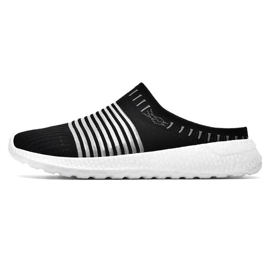 Damen bequeme Slip-On Sneakers mit atmungsaktiver Mesh-Oberfläche EB