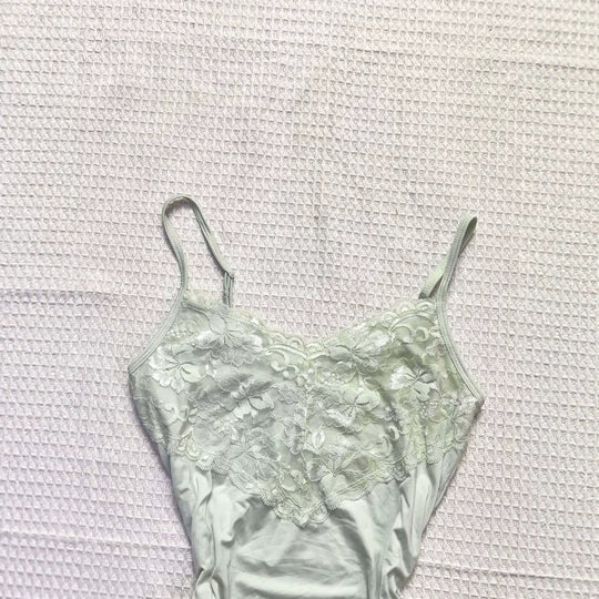 Damen Spitzen-Cami-Top mit fließendem Schnitt EB