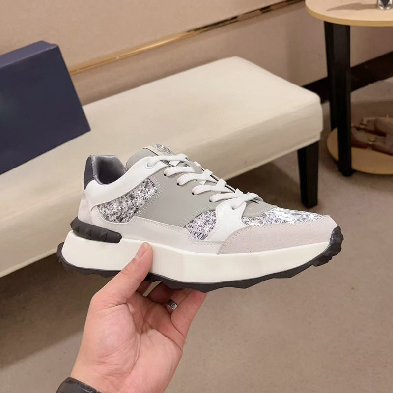 Damen Sportliche Lifestyle Sneaker mit atmungsaktiver Oberflächenstruktur EB