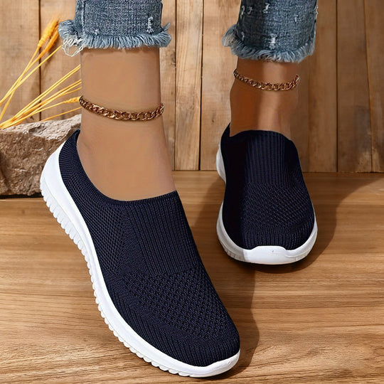 Damen sportliche Slip-On Sneakers EB