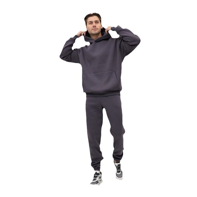 Damen nan extraweicher Oversize-Hoodie mit strukturierter Kängurutasche, überschnittener Schulter und angerauter Innenseite EB