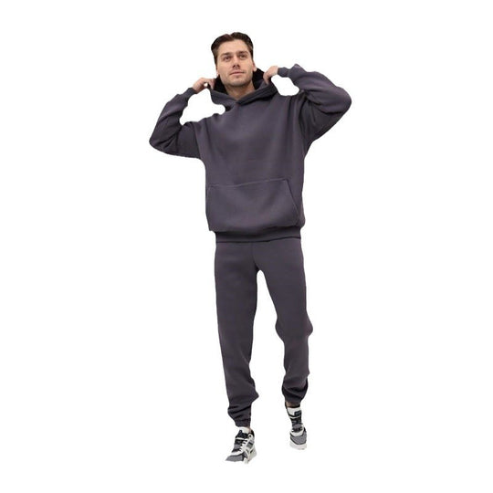Damen nan extraweicher Oversize-Hoodie mit strukturierter Kängurutasche, überschnittener Schulter und angerauter Innenseite EB