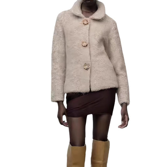 Damen Kuschelige Wohlfühljacke EB