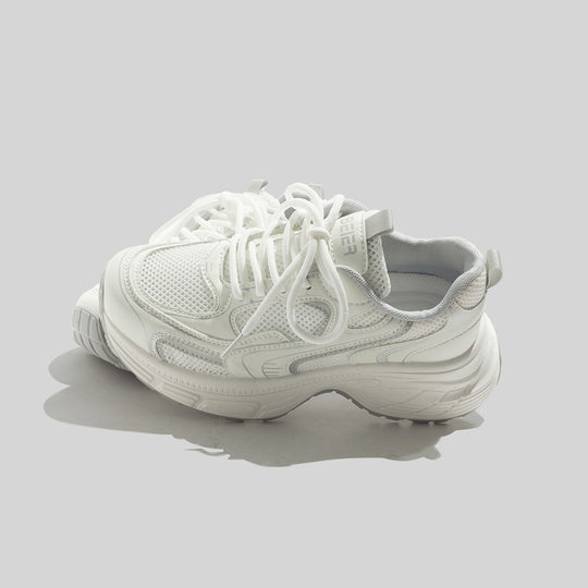Damen Sportliche Sneakers mit atmungsaktiver Mesh-Oberfläche und gepolsterter Sohlenstruktur EB