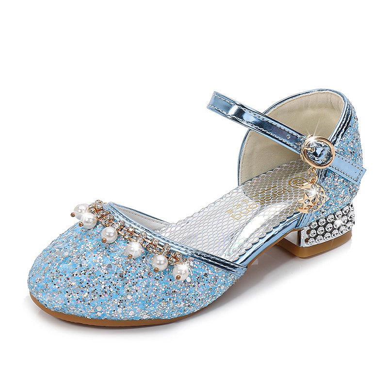 Damen Glitzernde Festtagsballerinas EB