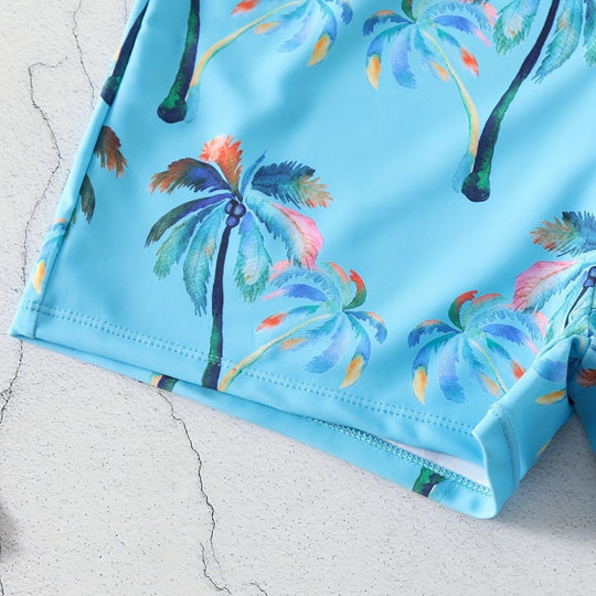 Damen Rüschen-Bikini-Top mit Shorts EB